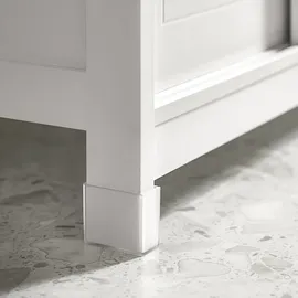 SoBuy Waschbeckenunterschrank Weiß