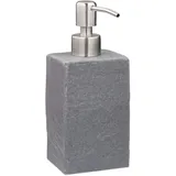 Relaxdays Seifenspender 10031054_111 grau Polyresin 200,0 ml, 1 St.