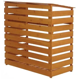 MCW Brennholzlager MCW-Q16 Holz 121 x 122 x 61 cm Braun