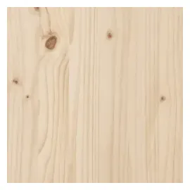 vidaXL Sideboard 111x34x75 cm Massivholz Kiefer