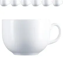 Arcoroc Jumbo Kaffeetasse 0,72 l Weiß 6 St.