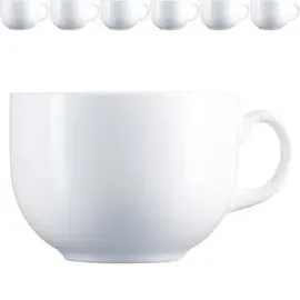 Arcoroc Jumbo Kaffeetasse 0,72 l Weiß 6 St.