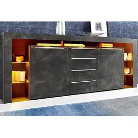 borchardt Möbel Sideboard »Lima« grau