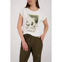 Monari T-Shirt Tropics Weiß 40