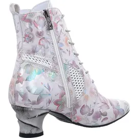 SIMEN Schnürstiefeletten Damen Weiß 37