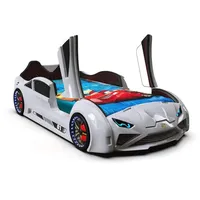 Autobett Lambo New Model WHITE mit Flügeltüren