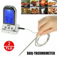 2x LCD Digital Bratenthermometer BBQ Grill Smoker Thermometer Fleischthermometer