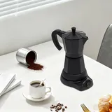 Kaffeemaschine - Elektrischer Mokka-/Espressokocher - 480 W - 300 ml - Metall - Mit Basisstation
