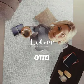 LeGer Home by Lena Gercke Wollteppich "Ainhoa, handgewebt, Wolle" Gr. 5, grau, B:200cm H:12mm L:200cm, Kunstfaser, Wolle, LEGER HOME BY LENA GERCKE, Teppiche, einfarbig, Wolle, Teppich, Wohnzimmer, Schlafzimmer, Esszimmer