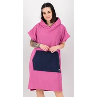 Deproc activ  Poncho Badeponcho PARLEE BEACH Badeponcho mit großer Kängurutasche und Innentasche Gr. L(44/46), rose, - L Tall