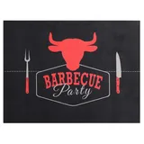 Primaflor Grillunterlage 90 x 120 cm rutschfest schwarz