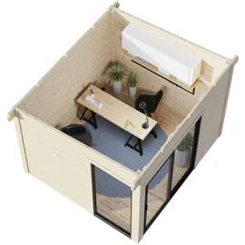 Palmako Gartenhaus Andrea 2,96 x 2,70 m Natur