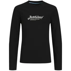 Jack & Jones Junior Langarmshirt JJBEAU TEE LS CREW NECK JNR schwarz 152