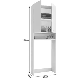 VCM Waschmaschinenschrank Lona