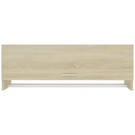 vidaXL Garderobenschrank Sonoma-Eiche 100 x 32,5 x 35 cm Braun