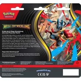 Pokémon Mega-Entwicklung 3 Boosterpacks