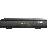 VIARK Sat 4K UHD H.265 2160p DVB-S2X Multistream Receiver LAN WLAN Schwarz