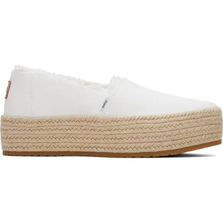 TOMS Valencia Plattform, Weiß, 37