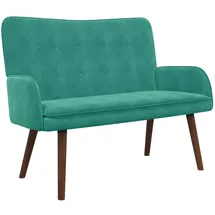 vidaXL Sofa Türkis 115 x 61 x 87 cm Samt