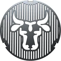 Grilleinsatz Feuerplatte ø 20cm für Grillplatte Feuertonne Kugelgrill Stahl