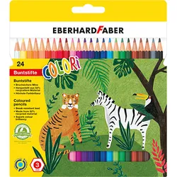 EBERHARD FABER Colori Buntstifte farbsortiert, 24 St.