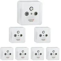 Premium X PremiumX 7X PX3 Antennendose 3-Fach Enddose Antennen-Dose