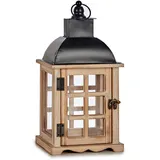 GIFTDECOR Laterne MIRO Holz Beige