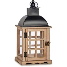GIFTDECOR Laterne MIRO Holz Beige