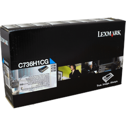 Lexmark Toner C736H1CG  cyan