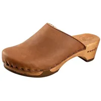 woody Damen Katharina Clog, Tabacco, 36 EU