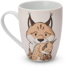 NICI Tasse Luchs & Lemur 0,31 l Beige