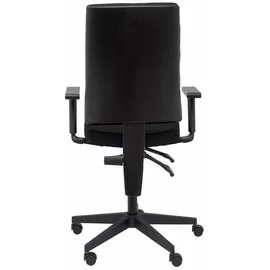Piqueras y Crespo Lezuza Aran Ergonomischer Bürostuhl Stoff Schwarz