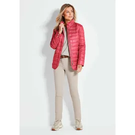 GOLDNER Leichte Steppjacke mit Kapuze, 71cm in koralle | Gr.: 44,