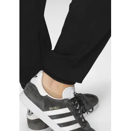 NEUN MONATE Umstandssweathose NEUN MONATE "Sweatshose mit Bund", Damen, Gr. 40/42, N-Gr, schwarz, Sweatware, Obermaterial: 95% Baumwolle, 5% Elasthan, unifarben, Basic, lässig geschnitten lang, Hosen, mit breitem Rippenbündchen