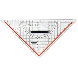 RUMOLD Geometrie-Dreieck 25cm mit Griff Packung mit 10 Stück
