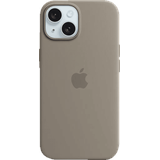 Apple Silikon Case mit MagSafe für iPhone 15 tonbraun (MT0Q3ZM/A)