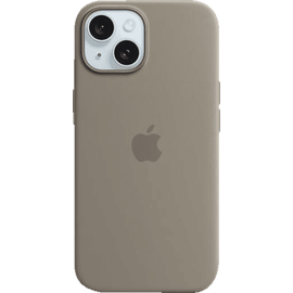 Apple Silikon Case mit MagSafe für iPhone 15 tonbraun (MT0Q3ZM/A)