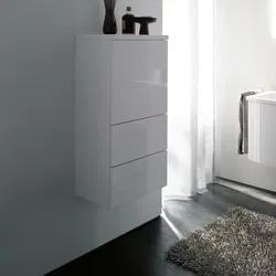 burgbad Sinea 1.0 halbhoher Schrank | 1 Tür | 2 Schubladen