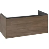Villeroy & Boch Waschbeckenunterschrank 1 Auszug 97,3 x 47,8 x 42,9 cm Arizona Oak/Volcano Black