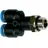 Riegler Y-Steckverschraubung »Blaue Serie«, drehbar, G 1/4 außen, Ø4 mm