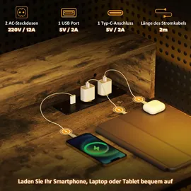 Homcom Computertisch, Spanplatte, Stahl