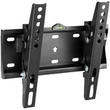 Ricoo TV-Wandhalterung TV Wandhalterung neigbar 53 mm Wandabstand N2122, (bis 42 Zoll, VESA 50x50 bis 200x200, 1-tlg., 30 kg Belastbarkeit, von 58-107 cm (23"-42) Bildschirm-Diagonale, flach neigbar +/-12° Wandabstand 53 mm ultraslim Wandhalter) schwarz