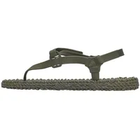 Ilse Jacobsen Damen - Zehentrenner - CHEERFUL14 - Zehenstegsandale, bequem, aus Luftgummi mit Riemchen und Massagesohle - 36 EU