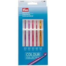 Prym Häkelnadel-Set Mehrfarbig 2,5-5 mm 5 St.