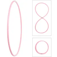 hoopomania Faltbarer Hula Hoop, HDPE-20mm, Pink, Ø105cm