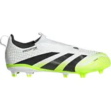 adidas Predator League Laceless FG/MG Kinder - Ftwr white/core black/lucid Lemon 38