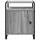 vidaXL Nachtschrank 29,7 x 45 x 29,7 cm Grau