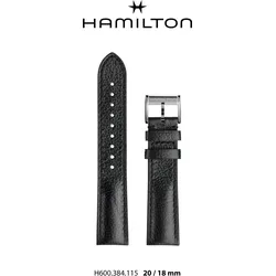 Hamilton - Jazzmaster Band-set Leder-schwarz-20/18 H690.384.115