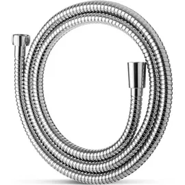 luxuskollektion Duschschlauch 3m Edelstahl Hochdruck Brauseschlauch Chrom