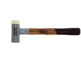 Gedore KOMBI-PLUS R Hammer, mit Holzgriff, Schon-/Schlosserhammer, Ø 40 mm, rückschlagfrei, Hickorystiel, 247 H-40
